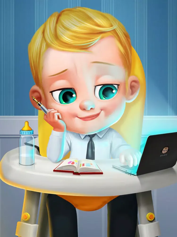 Capturas de pantalla de Baby Boss - Dream Job Face Changer Salon Game iPad 
