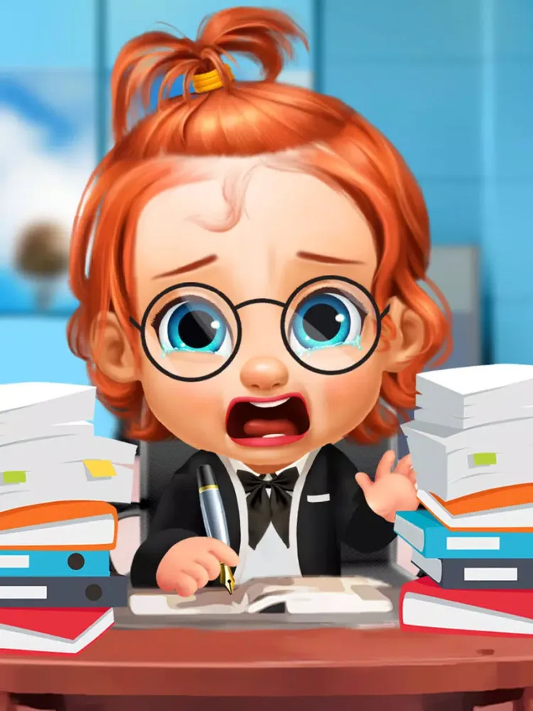 Capturas de pantalla de Baby Boss - Dream Job Face Changer Salon Game iPad 