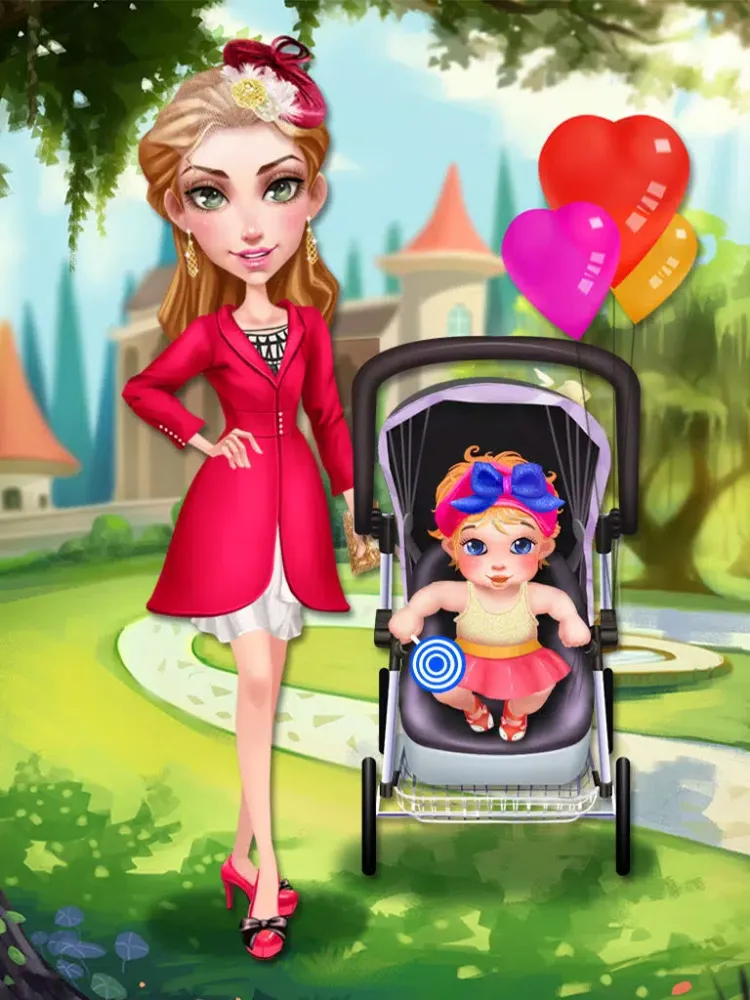 Mommy's Royal Story: Duchess Zara's Newborn Baby iPad  Screenshots
