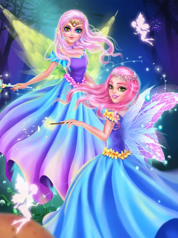 Ảnh chụp màn hình của Fairy Magic Makeover - Dress Up Salon and Spa iPad 