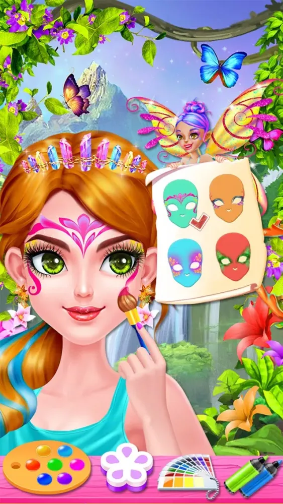 Ảnh chụp màn hình của Fairy Magic Makeover - Dress Up Salon and Spa