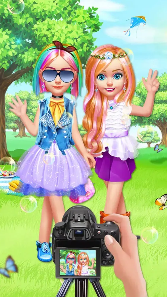 Ảnh chụp màn hình của Kids Hair Salon - Hairstyles Maker & Dress up