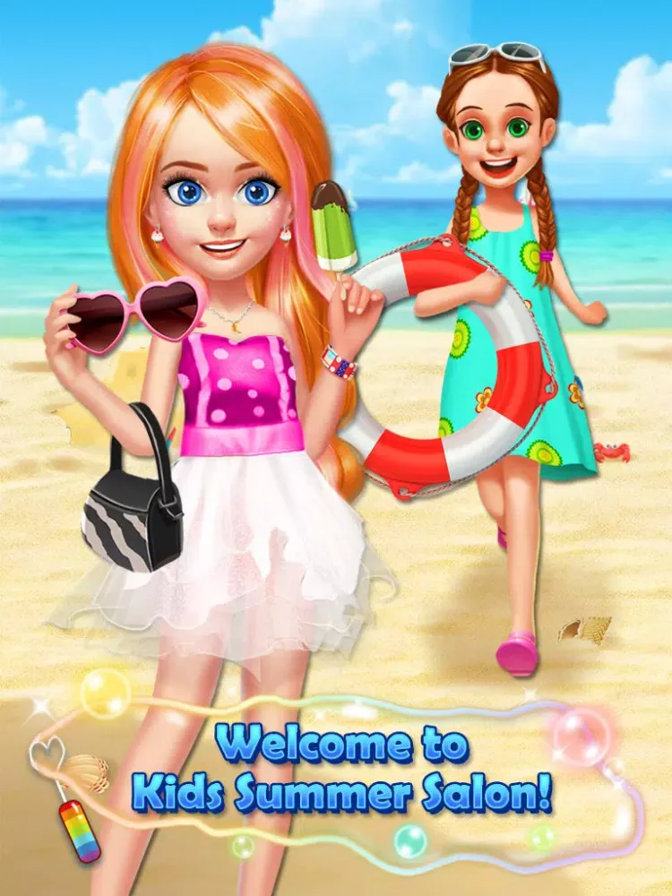 Capturas de tela do Kids Summer Salon - Girls Dress Up & Makeup iPad 