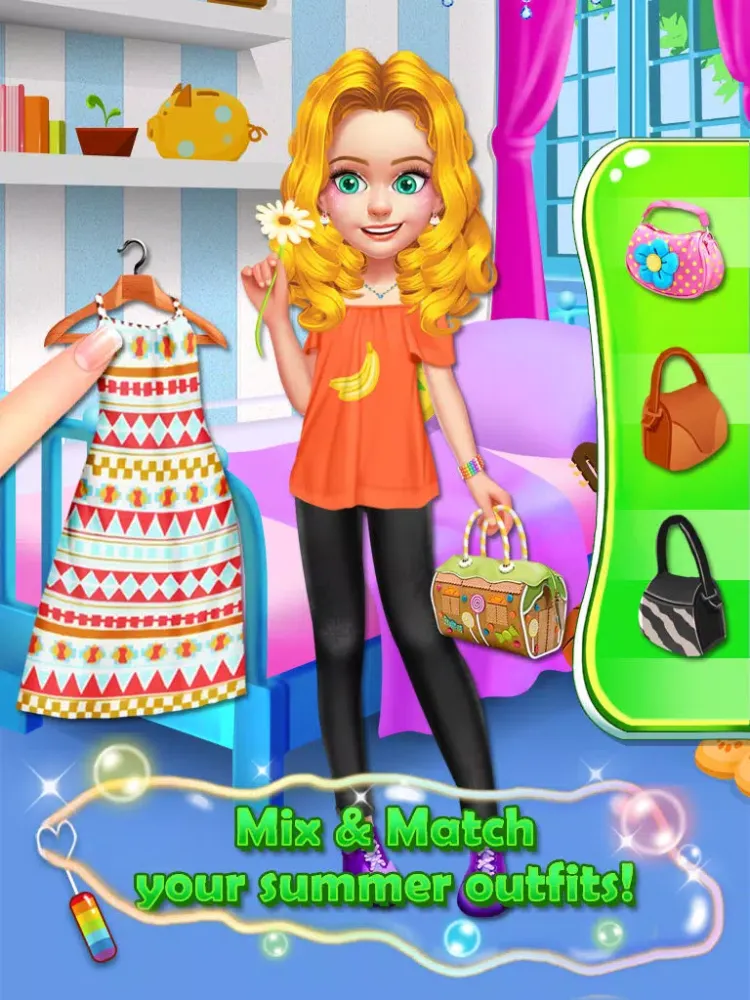 Capturas de tela do Kids Summer Salon - Girls Dress Up & Makeup iPad 