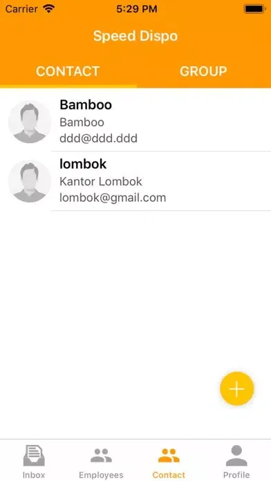 Tangkapan layar SpeedDispo