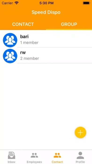 Tangkapan layar SpeedDispo