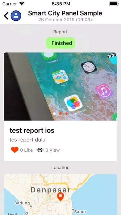 Tangkapan layar SpeedDispo