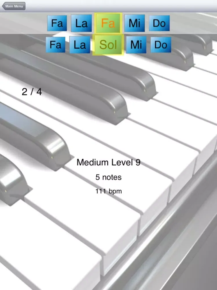 Do Re Mi Ear Training - Solfege, pitch and interval training for singers, composers and music students iPad  Screenshots