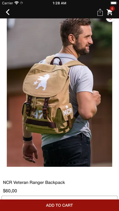 Tangkapan layar Bethesda Gear Store