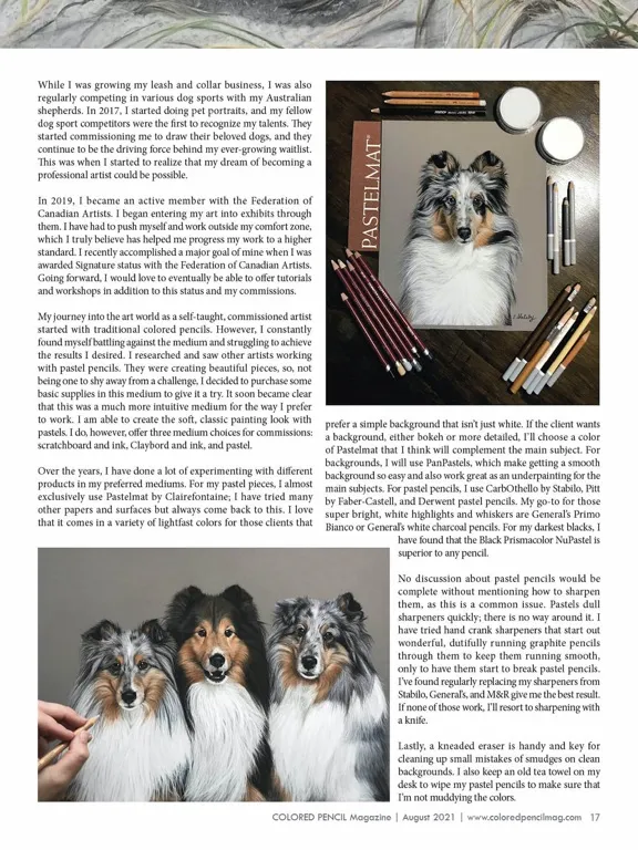 Capturas de tela do COLORED PENCIL Magazine iPad 
