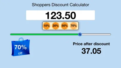 Скриншоты Shoppers Percentage Discount Calculator