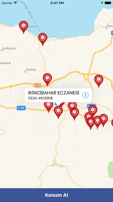 Скриншоты Bursa Nöbetçi Eczaneler