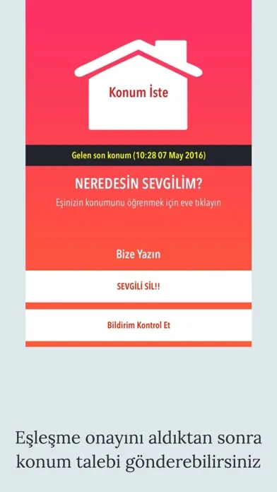 Sevgilim Nerede Ekran Görüntüleri