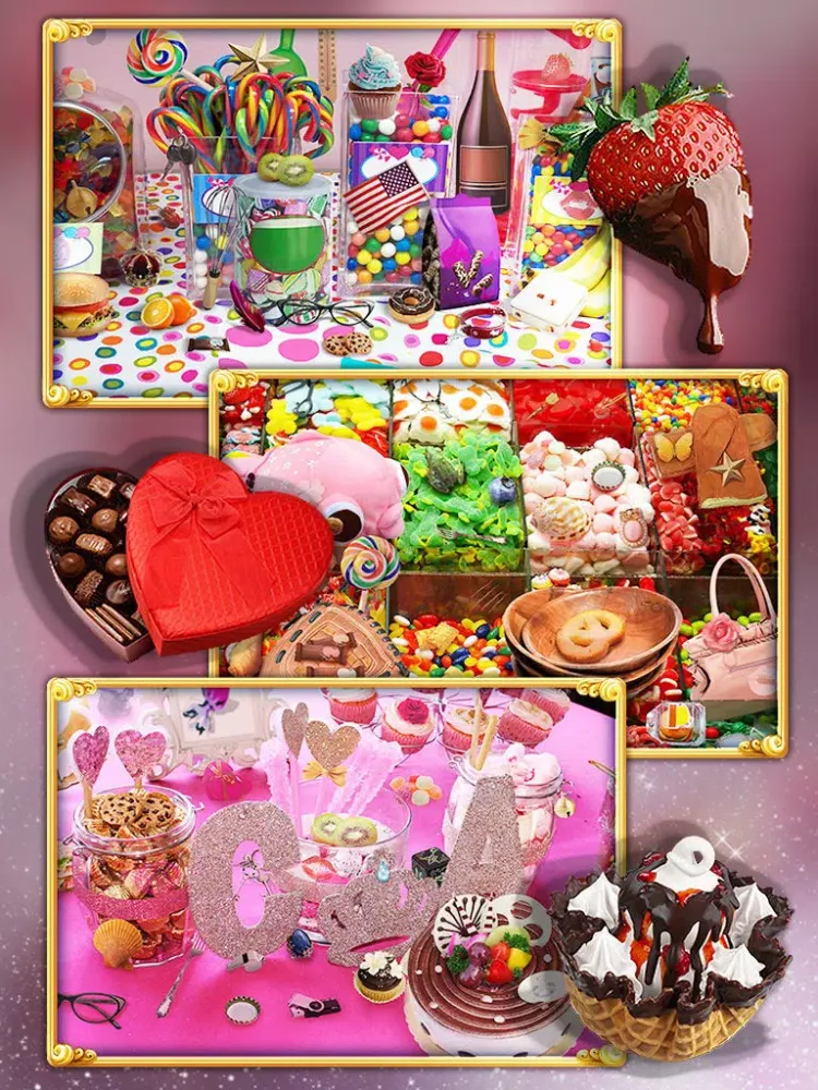 ภาพหน้าจอของ Hidden Objects - Candy Kingdom iPad 