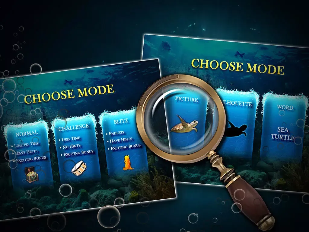 Ảnh chụp màn hình của Hidden Objects: Deep Ocean Mysteries iPad 