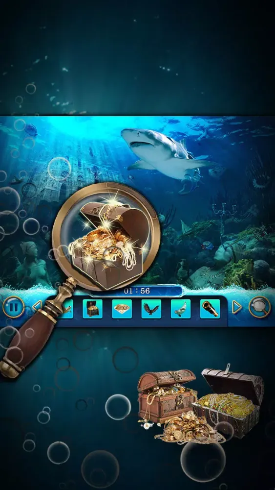 Ảnh chụp màn hình của Hidden Objects: Deep Ocean Mysteries