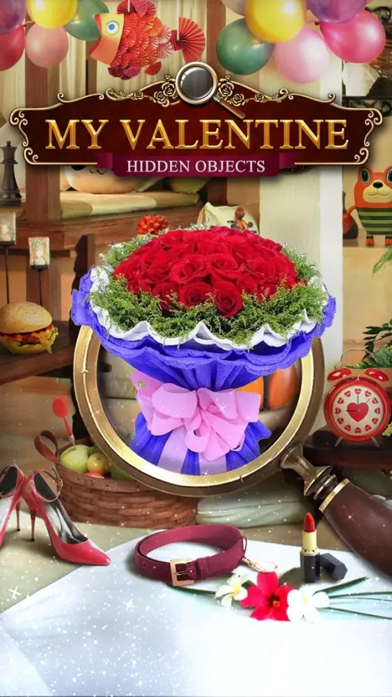 تصاویر Hidden Objects - Sweet Valentine Kiss