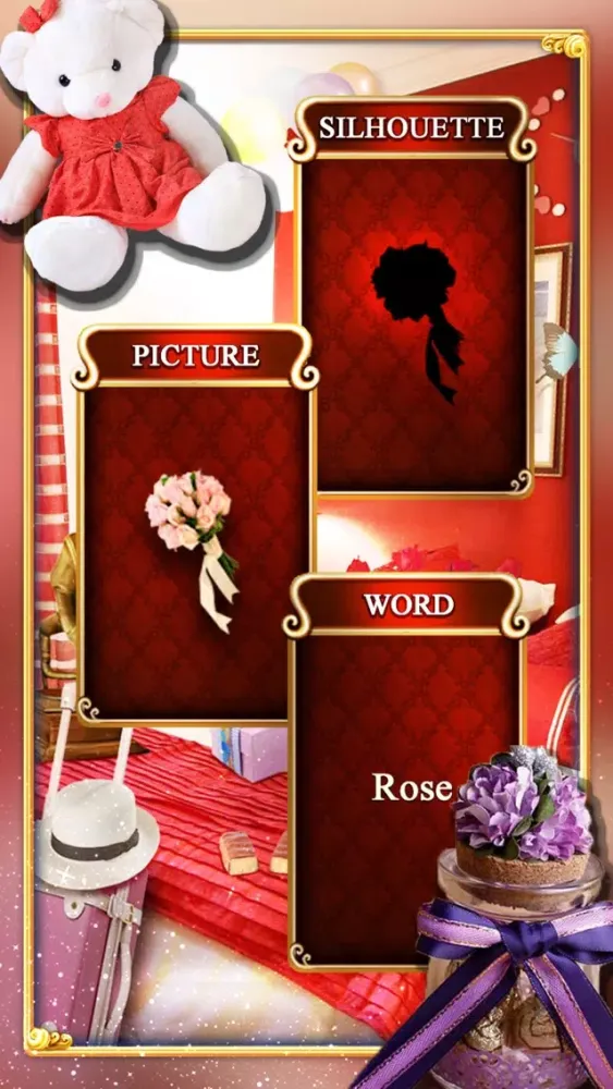 تصاویر Hidden Objects - Sweet Valentine Kiss