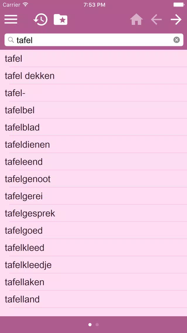 Screenshot di Dutch English dictionary free