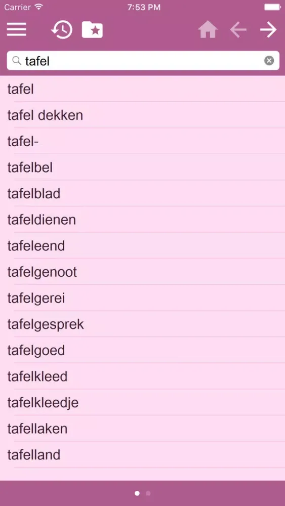 Dutch English dictionary free Screenshots