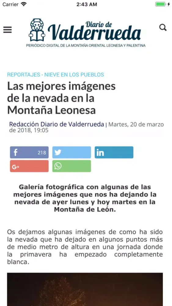 Diario de Valderrueda应用截图