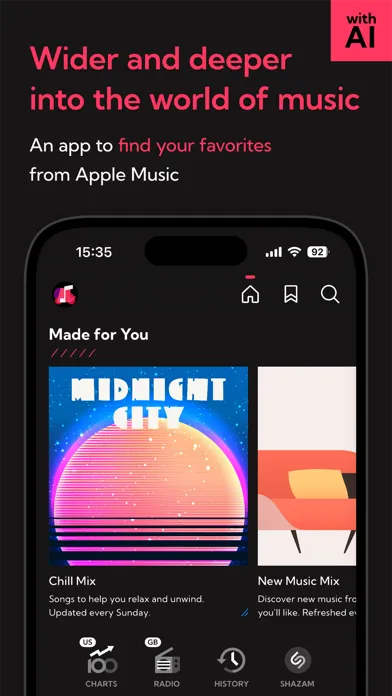 Tangkapan skrin Music Rover - Discover Player