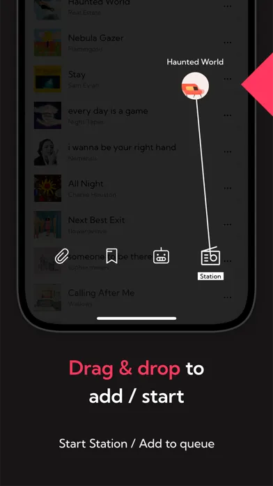 Tangkapan skrin Music Rover - Discover Player