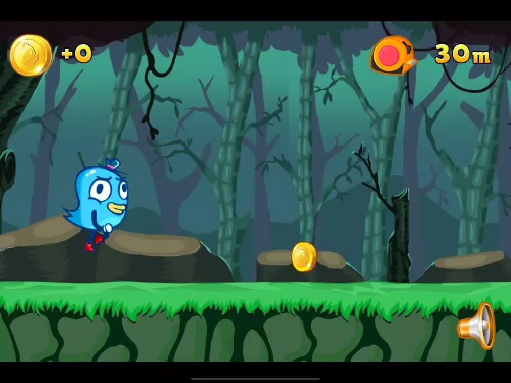 Tangkapan layar Blue Bird Runner iPad