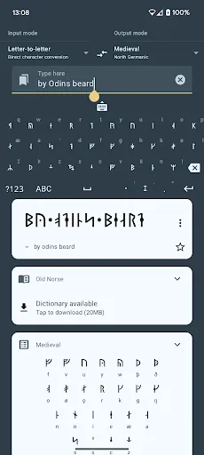 Write in Runic (Runes writer) Screenshots