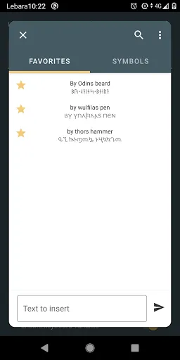Write in Runic (Runes writer) Screenshots