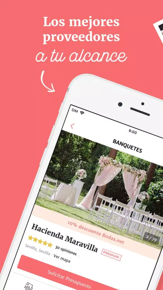 Bodas.net 스크린샷