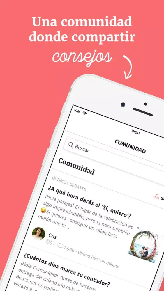 Bodas.net 스크린샷