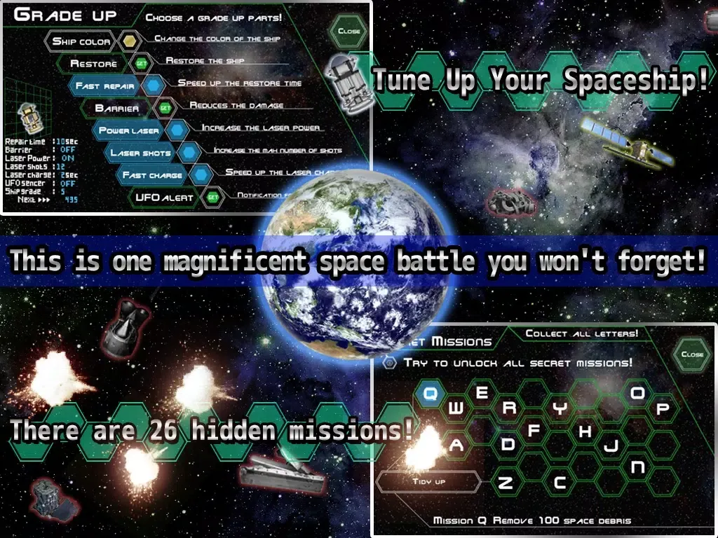 Zrzuty ekranu Space Debris Wars iPad 