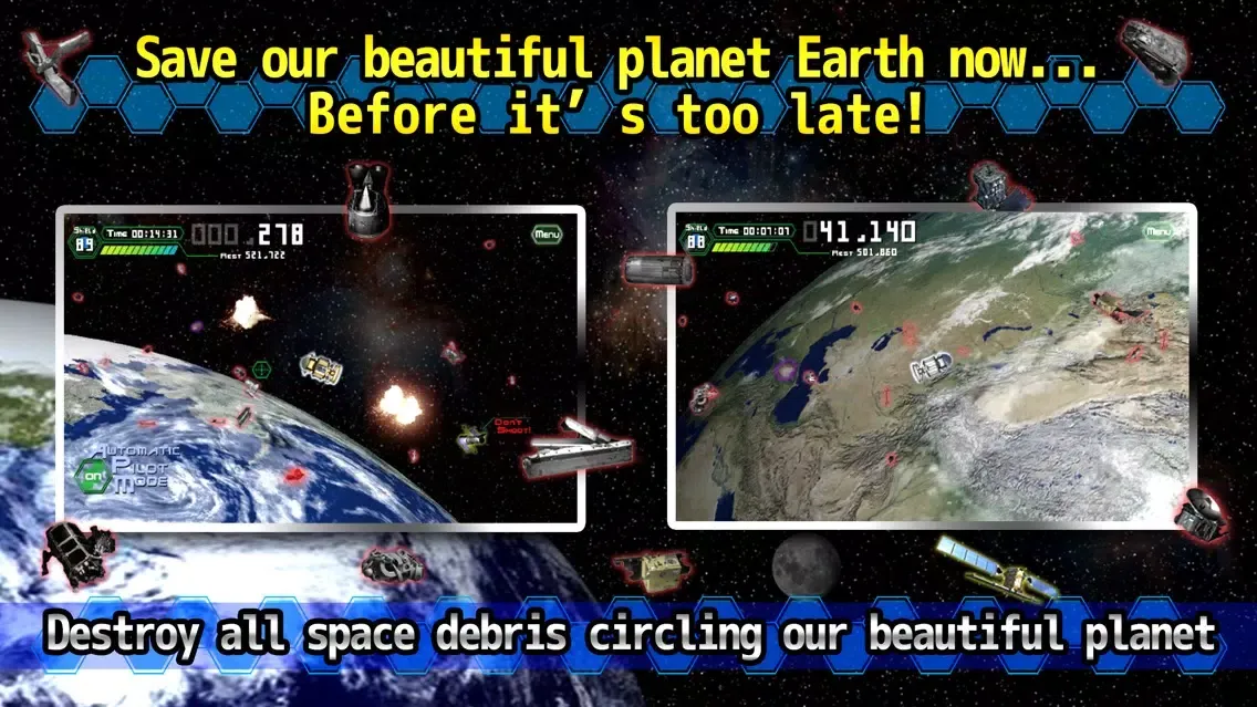 Zrzuty ekranu Space Debris Wars