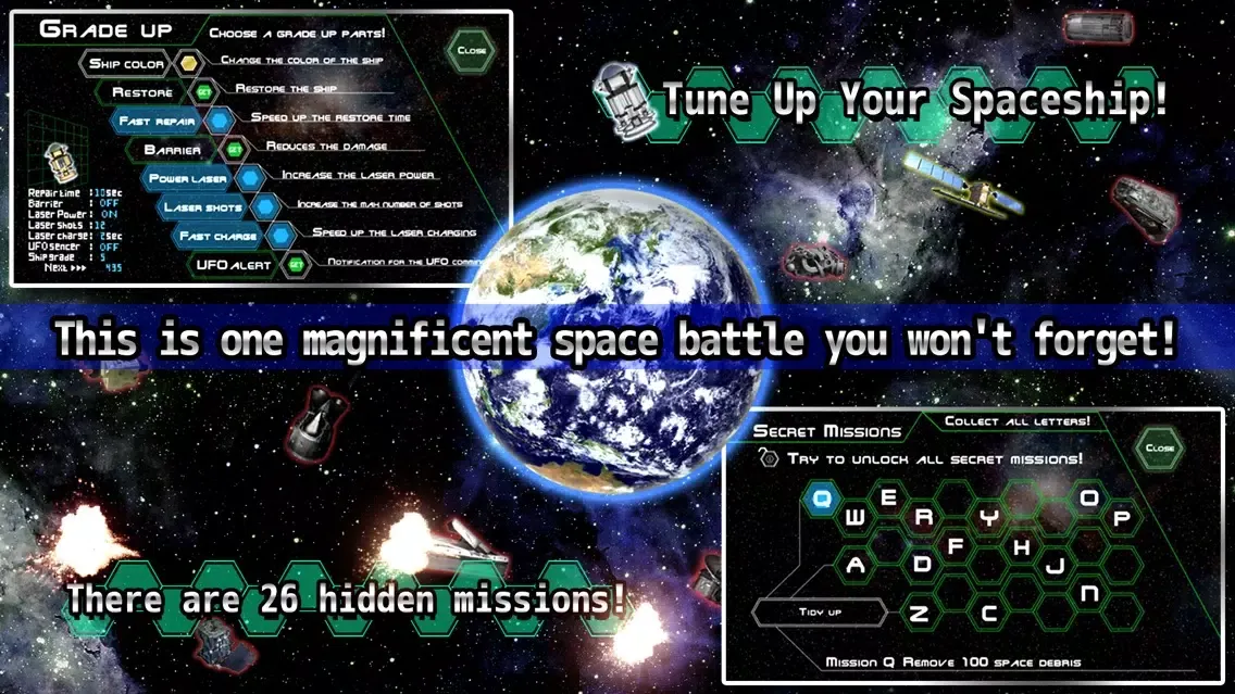 Zrzuty ekranu Space Debris Wars