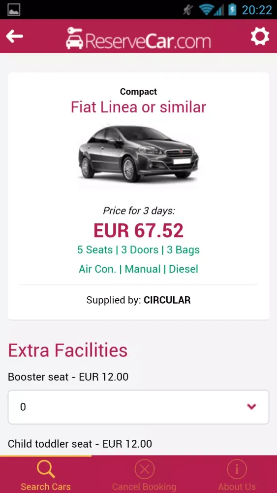 ReserveCar.com - Rental Cars Screenshots