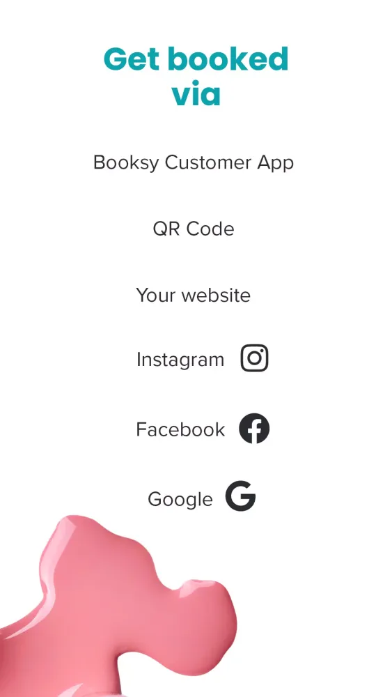 Screenshot di Booksy Biz