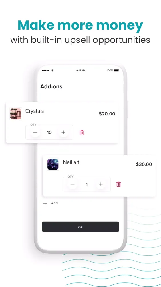 Screenshot di Booksy Biz