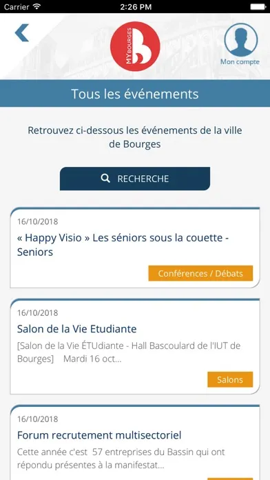 Zrzuty ekranu My Bourges