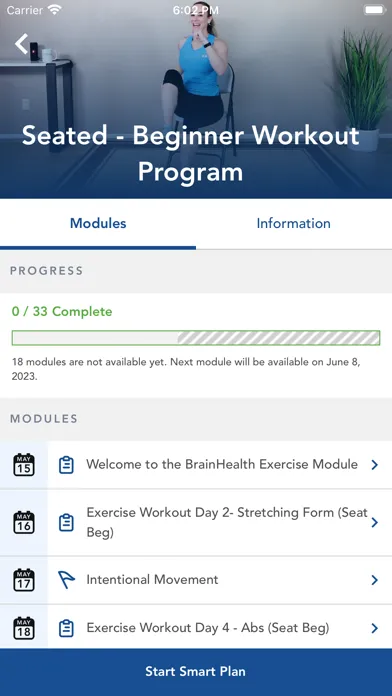 Captures d'écran de BrainHealth Member App