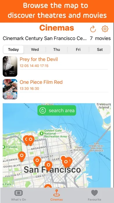 CinemApp Cinema & Showtimes应用截图