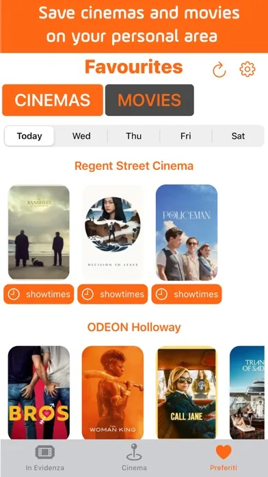 CinemApp Cinema & Showtimes应用截图