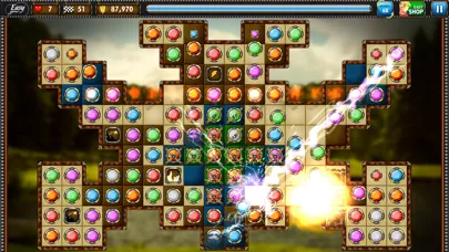 Capturas de pantalla de Easy Gems! Best Free Jewel Match 3 Game!