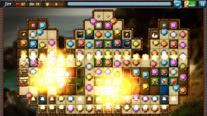 Capturas de pantalla de Easy Gems! Best Free Jewel Match 3 Game!