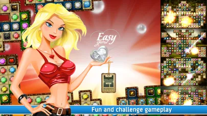 Capturas de pantalla de Easy Gems! Best Free Jewel Match 3 Game!
