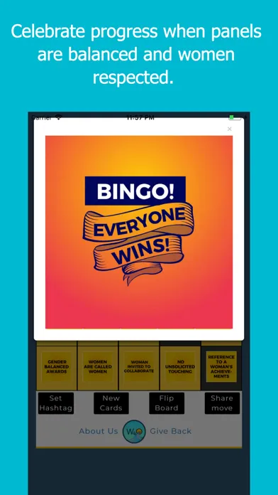 Gender Balance Bingo スクリーンショット