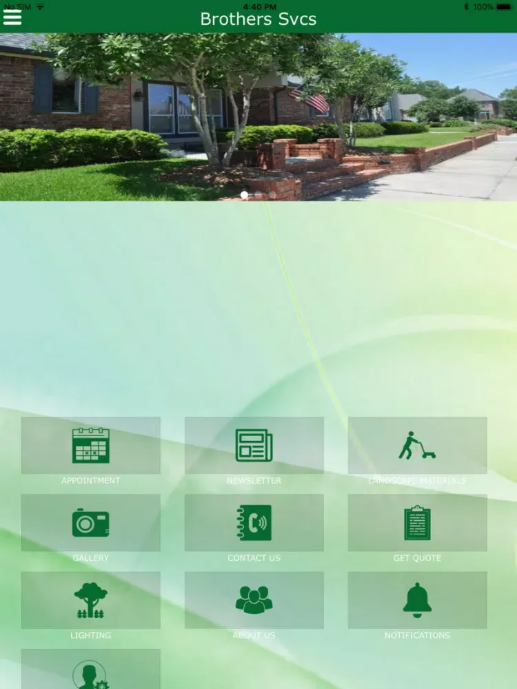 Brothers Services Inc iPad  स्क्रीनशॉट