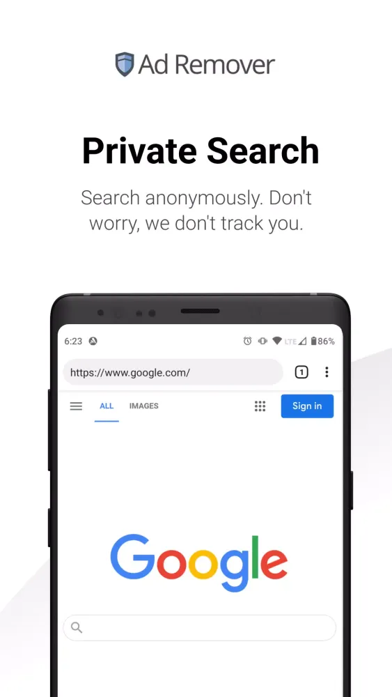 Ad Remover Privacy Browser Screenshots