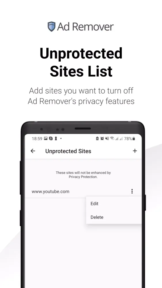 Ad Remover Privacy Browser Screenshots