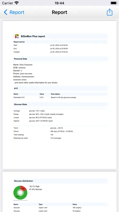 BGluMon Plus স্ক্রিনশট